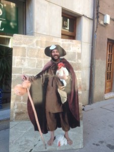 Ok Brian, what's the movie where the guys head is in the door, and he says, I'm home, or something like that.  This reminds me of that.