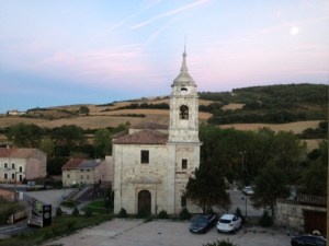 Al took this picture from the kitchen window last night