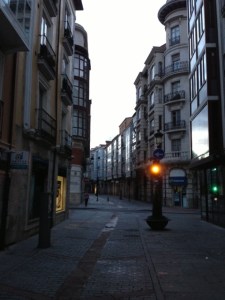 City streets of Burgos