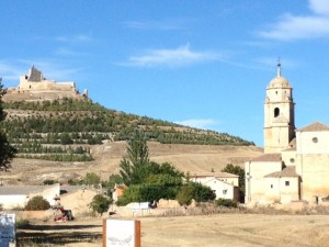 They had the ruin of a castle on the hill above 