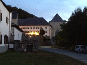 The monastery we stayed in last night