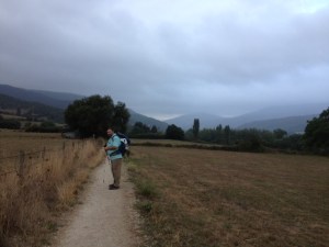 Early morning, the sun is trying to come out