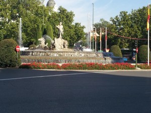 this was called Neptune's Fountain,One of the many plaza's