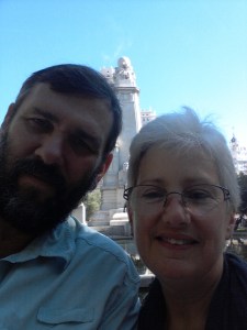 Having fun in Madrid