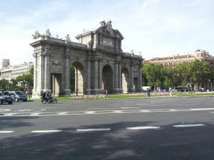 An arch, there are four of these leading into the city in different areas