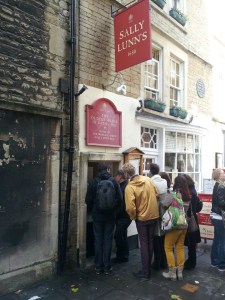 Line to get into Sally Lunn's
