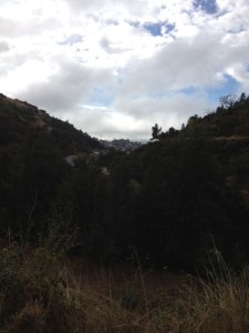 We left the town miles behind