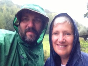 We started the day with a selfie, no sun.