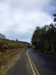 Walkers and rainbows