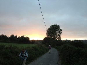 Sunrise and our two Canadian friends. 